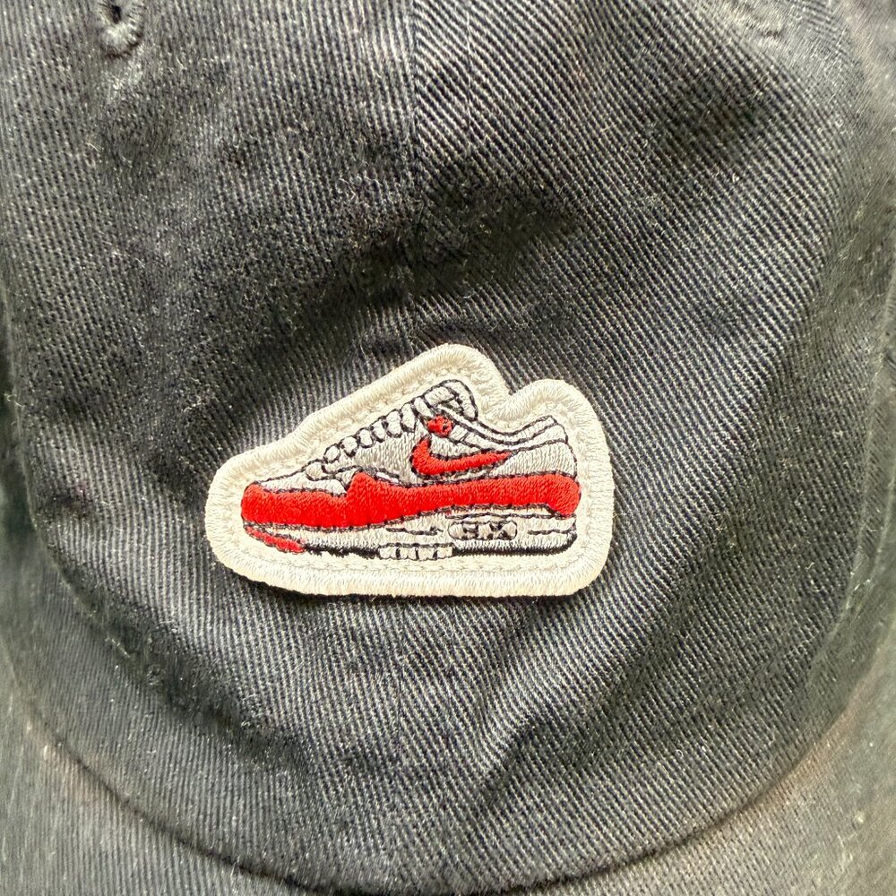 Nike Air Max 1 Cap Strap Back Hat Adults One Size Adjustable Black Size XL AM1 - Picture 3 of 5
